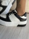 tênis casual preto e branco ramarim 2484102