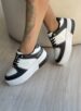 tênis casual preto e branco ramarim 2484102