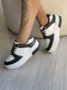 tênis casual preto e branco ramarim 2484102