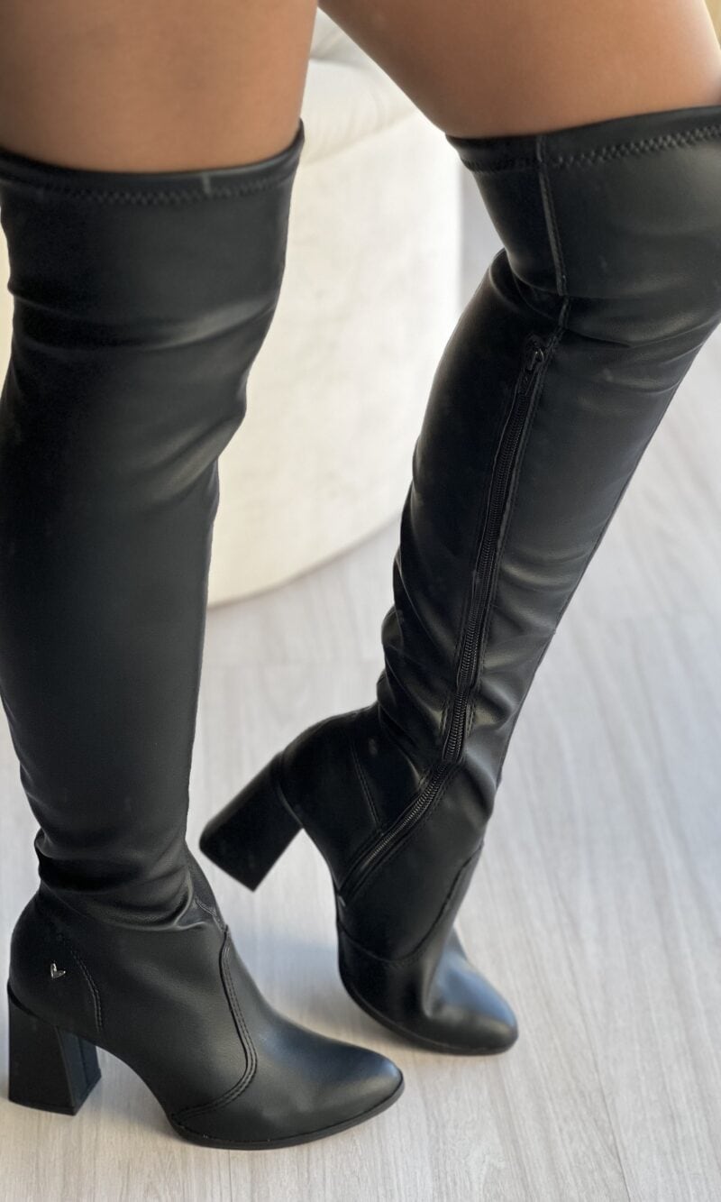 bota over bico fino preto mississipi ma522