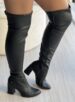bota over bico fino preto mississipi ma522