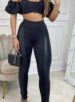 calça apeluciada cirré preto