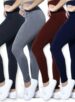 calça legging apeluciada lisa preto