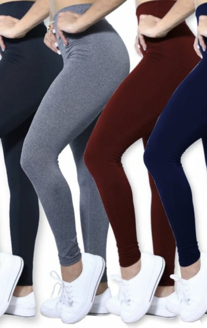 calça legging apeluciada lisa preto