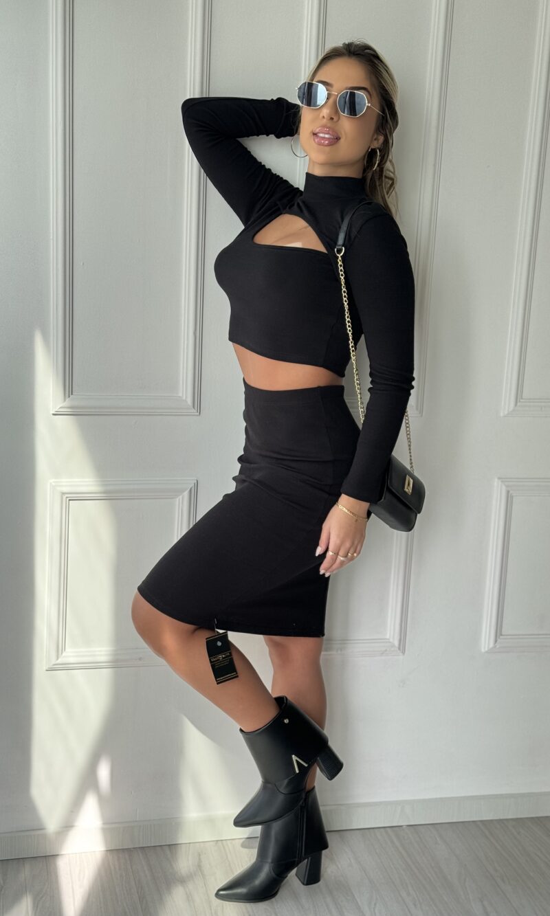 conjunto manga longa laura preto conjunto manga longa laura preto
