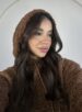 blusão teddy brenda marrom
