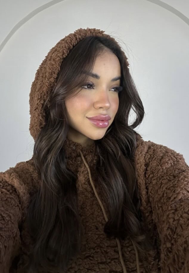 blusão teddy brenda marrom blusão teddy brenda marrom