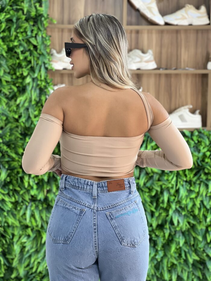 cropped manga longa gringa bege cropped manga longa gringa bege