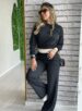 conjunto moletinho flanelado eliane preto