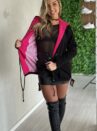 parka cotelê magali preto
