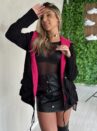 parka cotelê magali preto