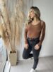 calça jeans skinny lajeado