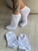 meia soquete branco