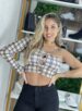 camisa flanelada longa xadrez emily marinho