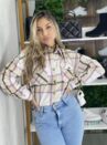 camisa flanelada longa xadrez emily marinho
