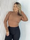 cacharel bruna canelada flanelada marrom