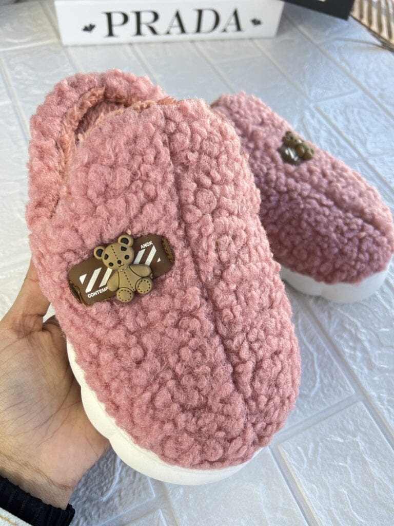pantufa ursinho rosé pantufa ursinho rosé
