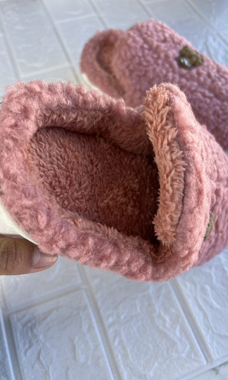 pantufa ursinho rosé pantufa ursinho rosé