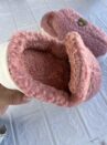 pantufa ursinho rosé