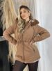parka reversível mabel caramelo