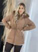 parka reversível mabel caramelo
