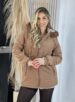 parka reversível mabel caramelo