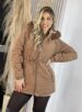 parka reversível mabel caramelo