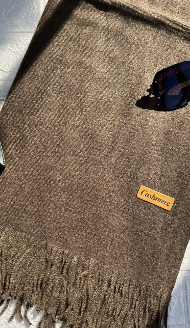 lenço flanelado marrom lenço flanelado marrom