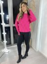 blusa tricot kauana rosa pink