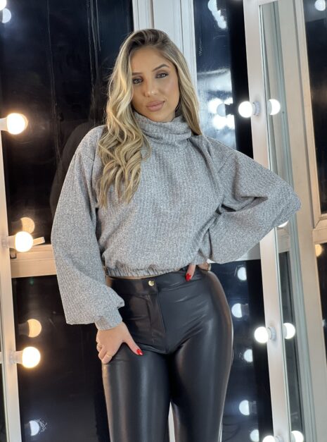 blusa josi cinza