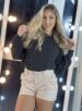 short courino dulce bege
