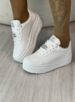 tênis napa verniz branco via marte 033 003 09