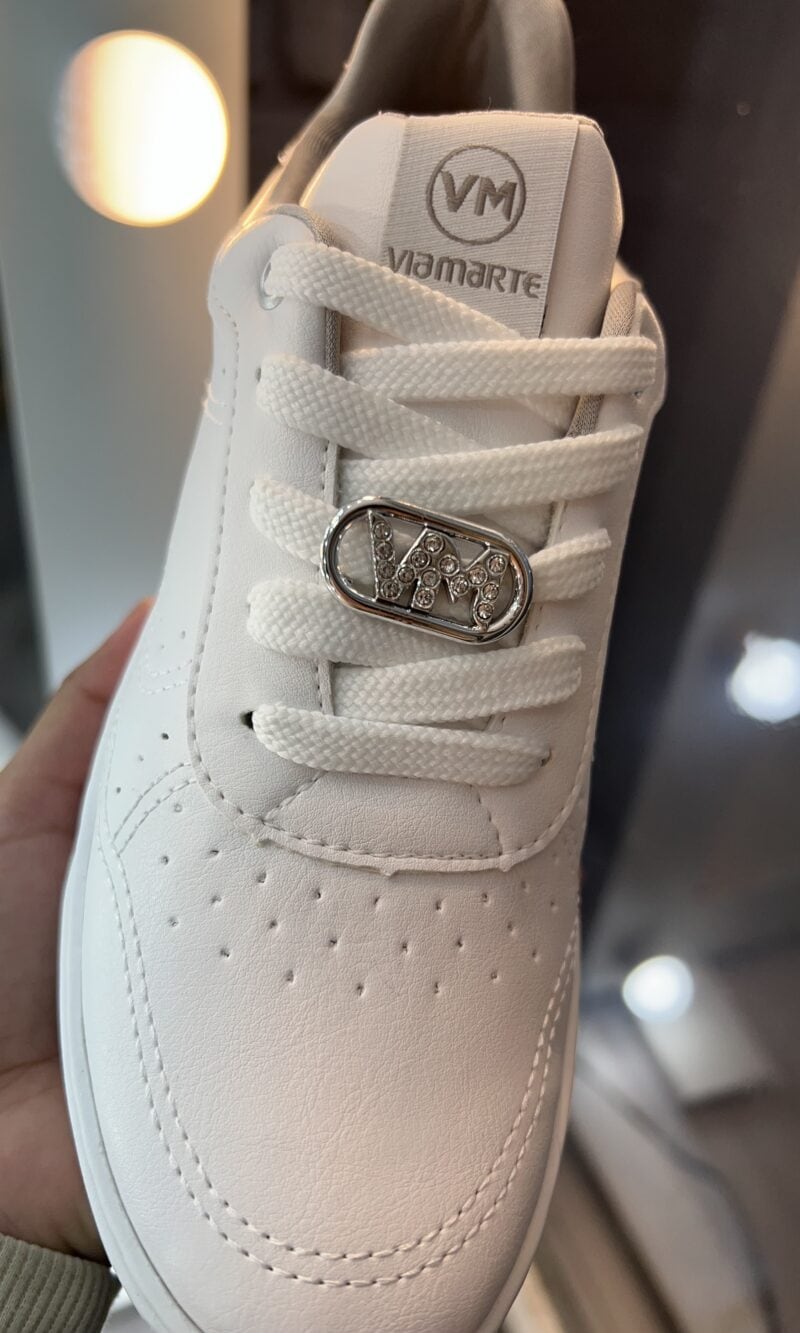 tênis napa verniz branco via marte 033 003 09 tênis napa verniz branco via marte 033 003 09