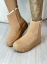 bota pelinho via marte caramelo 047 010 04