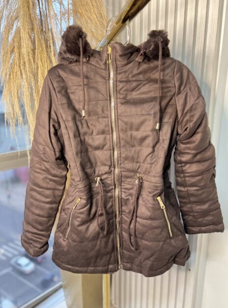 parka reversível joana preto