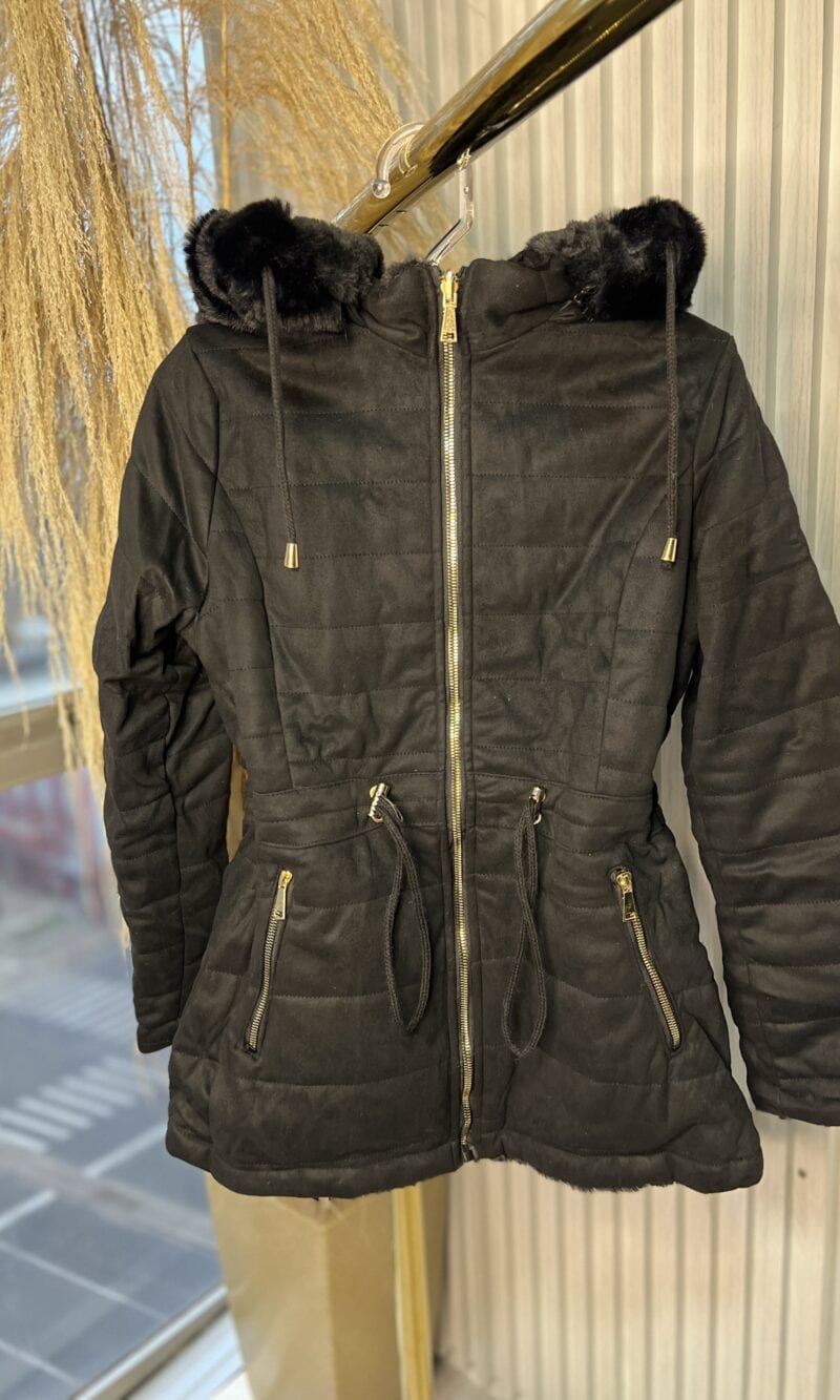 parka reversível joana preto parka reversível joana preto