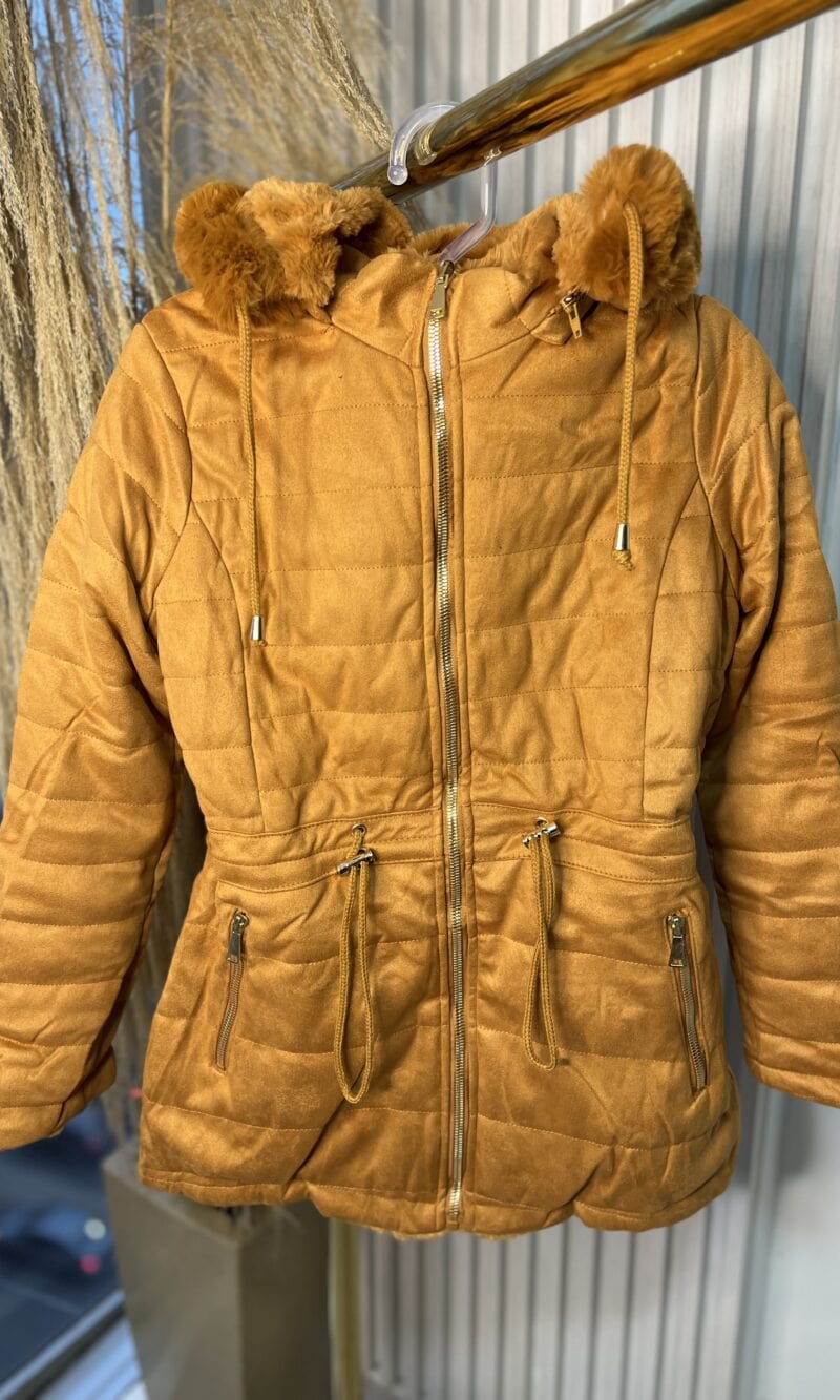 parka reversível joana caramelo parka reversível joana caramelo