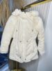 parka reversível suede e teddy joana off white