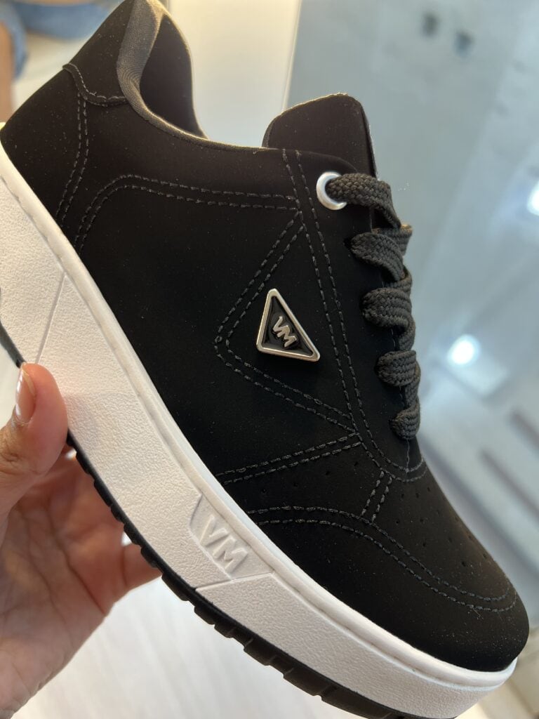 tênis casual preto via marte 042 008 07 tênis casual preto via marte 042 008 07