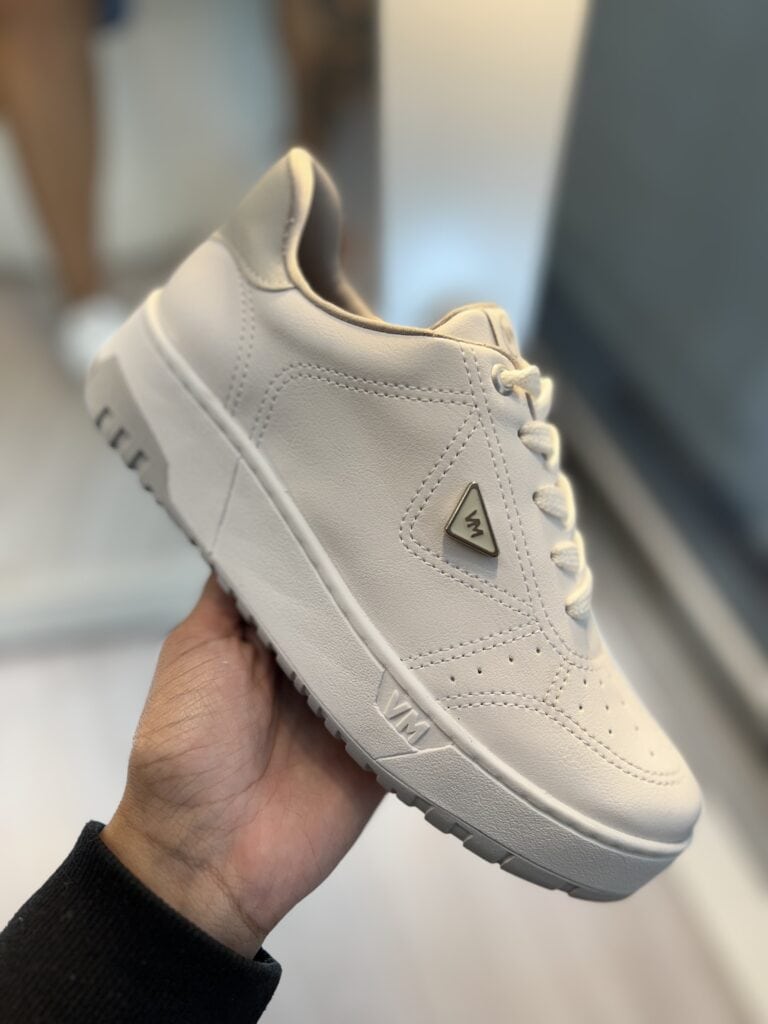 tênis casual branco via marte 042 008 07 tênis casual branco via marte 042 008 07