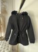 parka reversível 2 lados mabel preto/cinza