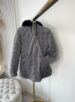 parka reversível 2 lados mabel preto/cinza