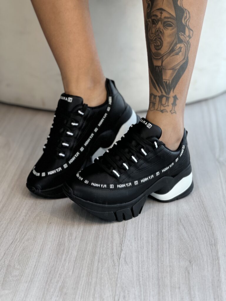 tênis esportivo fly high ramarim preto 23 80104