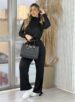 conjunto manga longa karen preto