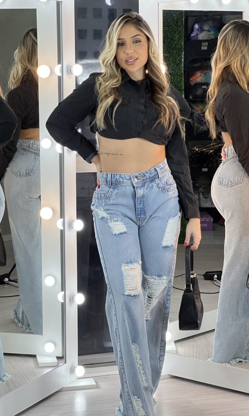 calça wide leg marina