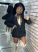 parka reversível 2 lados mabel preto