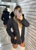 parka reversível 2 lados mabel preto
