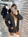 parka reversível 2 lados mabel preto