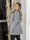 parka lã batida emily cinza