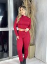 conjunto canelado gringa vermelho